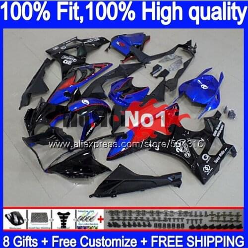 Injection For BMW S 1000RR 1000 RR blue black 32MC.18 S1000 RR 2009 2010 2011 2012 2013 2014 S1000RR 09 10 11 12 13 14 Fairing