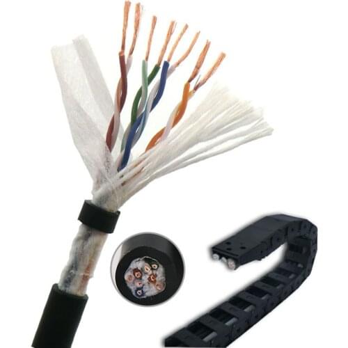 Towline Cable Cat5e for Ethernet High-flexible (Special Cable) Drag Chain Wire (UTP-5E)