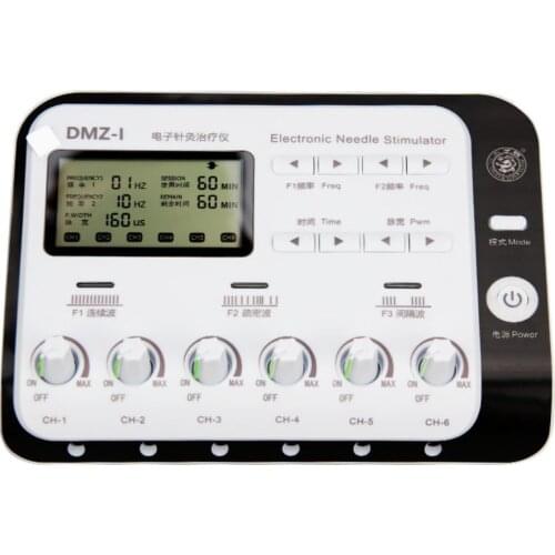 6 Output Channel Multi-Functional TENS Electric Muscle Stimulator Relax Acupuncture Needle Electroacupuncture Body Massager