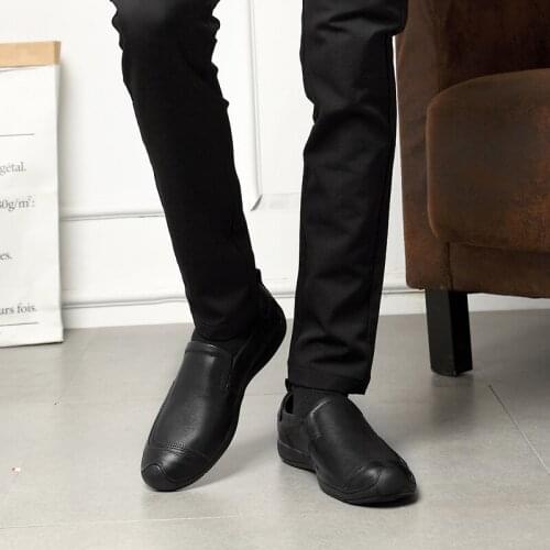 Men Casual Sport Shoes Casual Male Shoe Shoes Men Leather 2020 For Mens Hot Sale Zapatos Casuales Para Hombre Man Fashion Black