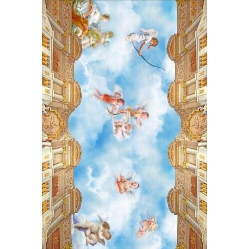 Mural 3d wallpaper 3d wall papers for tv backdrop ceilings Landscape wallpaper murals ceiling