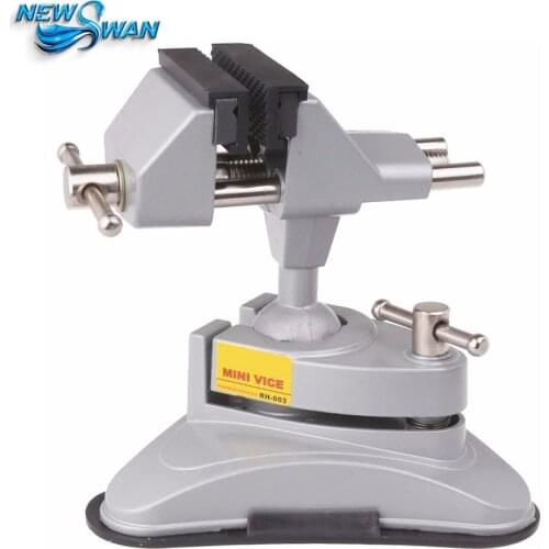 Portable Vise Bench Clamp Vise Aluminum Upscale Movable Table Vise 360 Degree Adjustable RH-003