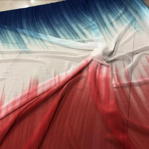 Sewing Chiffon Dress Fabric Weave DIY Material Lovely Scarf Blouse Cosplay craft Fabric 1 yard