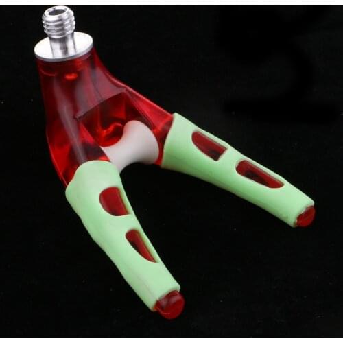Night Fishing Rod Rest Holder Pole Bracket V Head Butt 8mm Thread with Light