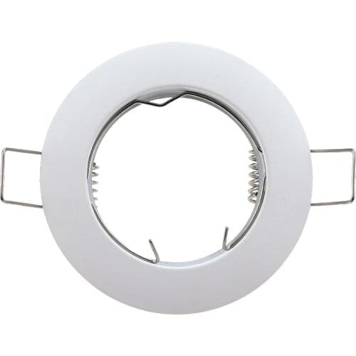 High Quality Round Led Ceiling light frame GU10/MR16 Fixture GU10 holder led down lights accessories for indoor fitting