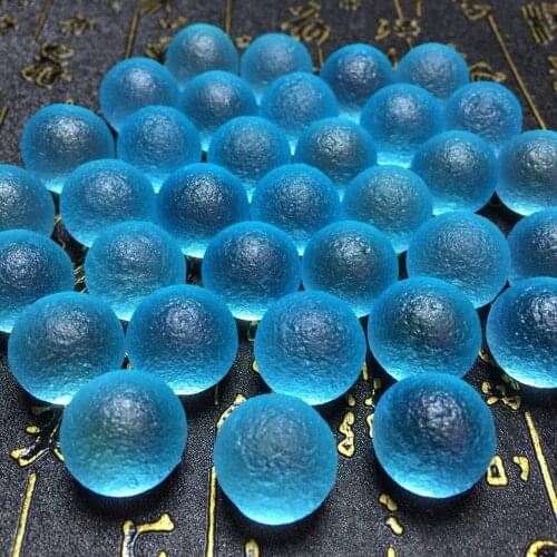 40mm Blue Czech meteorite glass sphere Moldaudio-videoite quartz Glass crystal ball home decor healing 1pcs