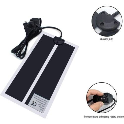 5-20W Heating Warm Pad Adjustable Temperature Controller Incubator Mat Tools Terrarium Reptiles Heat Mat Reptiles Supplies9