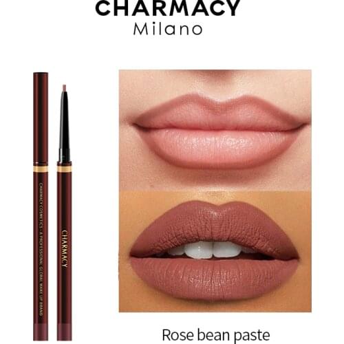 CHARMACY Matte Red Lip Liner Waterproof Long Lasting Velvet Sexy Lip Pencil Women Natural Lipstick Makeup Beauty Cosmetics
