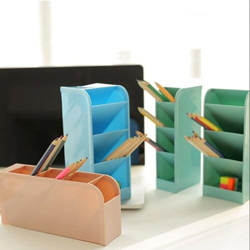 Four grids for desktop storage boxes. Drawer finishing grids Plastic rectangular stationery racks