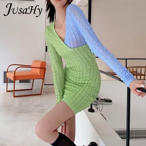 Женские стильные платья JUSAHY China At AliExpress