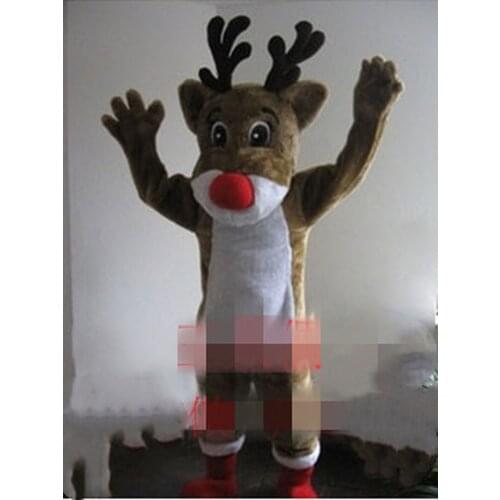 Deer Mascot Costume Suits Cosplay Party Game Animal Fancy Dress Outfits Advertising Promotion Carnival Halloween Xmas Adult Size