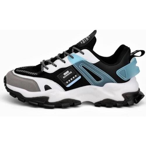 New Fashion Mens Running Shoes Outdoor Footwear Male Sport Sneakers Lace Up Walking Lightweight Shoes Zapatillas Hombre