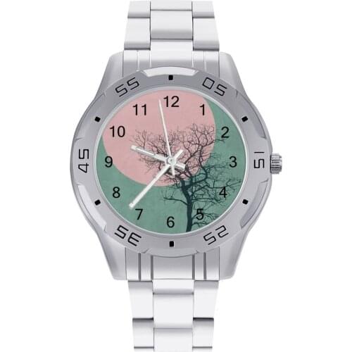 Moon Quartz Watch Promotion Vintage Wrist Watch Stainless Boys Spring Design Wristwatch