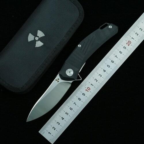 LEMIFSHE JK3287GB folding knife D2 blade G10 handle outdoor camping survival kitchen knife fruit utility knife EDC gift tool