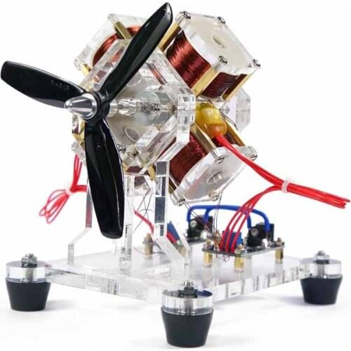 Brushless motor hall fan blade miniature gift male birthday creative gift boys handmade diy