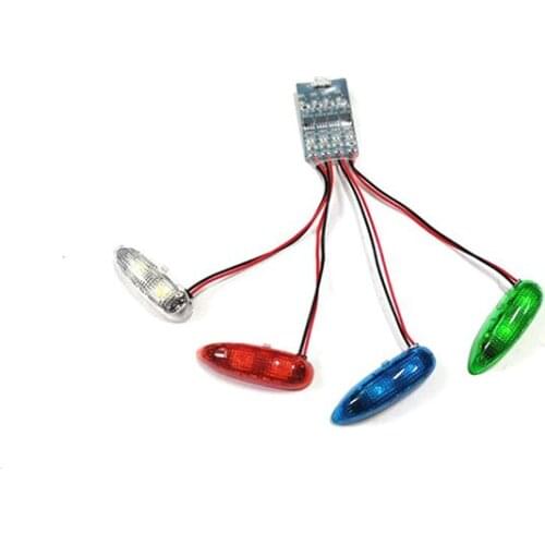 Double Flash Night Light Lamp Strobe Flashing LED Module 85Mah for RC Drone Ducted Fixed Wing Helicopter Model Accessories