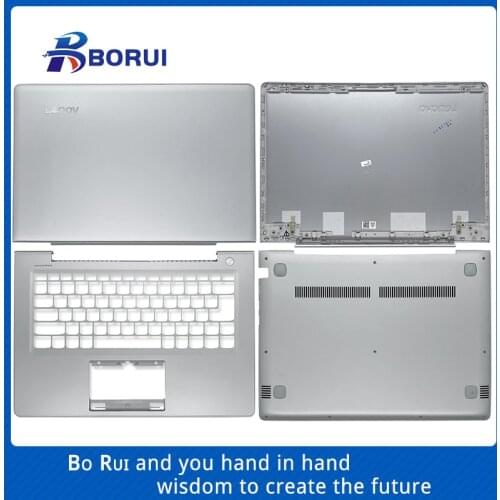 New Laptop Cover Case For For Lenovo Ideapad 310S-14 510S-14 Series LCD Back Cover/Palmrest Cover/Bottom Case Top Silver White