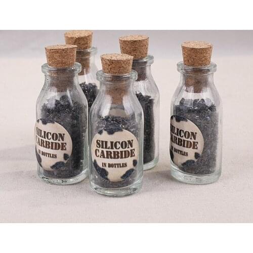 1 Bottle Of Coal Crystal Gravel Specimen Decoration Natural Crystal Gravel Mineral Natural Stone