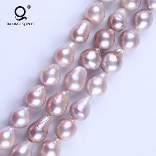 Wholesale price 12-16mm baroque shape freshwater pearl strands