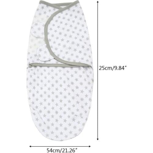 Newborn Baby Swaddle Blanket Soft Warm Wrap Spring Summer Sleeping Bag Sleepsack D0AF