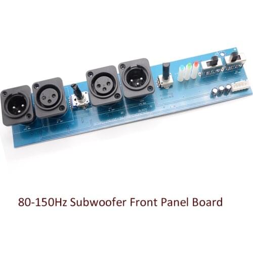 80-150Hz Bass adjustable frequency adjustable phase subwoofer front panel Board
