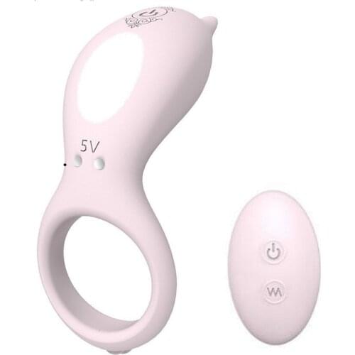 Remote Control Men Vibrator Cock Ring Male Machine Vibration Massage Penis Adult Product Sex Toys For Couple Silicone Sleeve