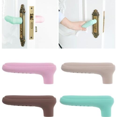 Home Door Handle Knob Silicone doorknob Safety Cover Guard Protector Baby Protector Child Protection Products Anti-collision