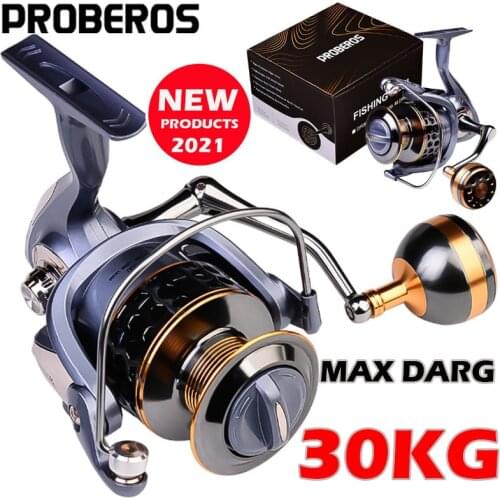 PROBEROS All metal 14bb Spinning Fishing Reel All metal Fishing 2000-7000 27KG Max Drag Dual Spinning fishing reel Reel