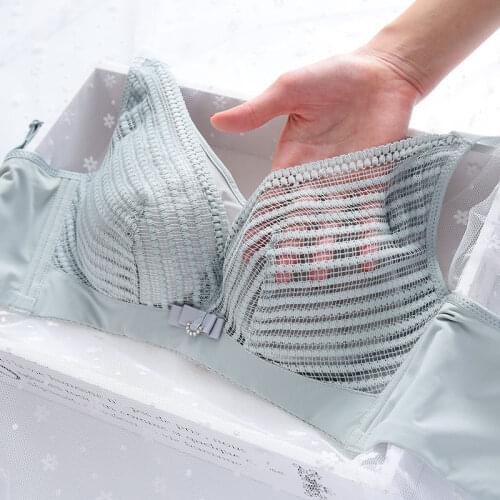 Sexy Bra Large Size Thin Cup Wireless Push Up Lace Bralette Soft Breathable Underwear Bras for Women Pink Brasier Mujer Brallete