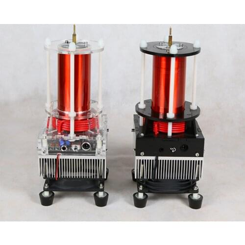 Stark Single Tube Self-excited Tesla Coil Teaching Model High-tech Toy - Transparent