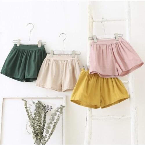 Baby Girls Loose Pants Summer Cool Candy Color Casual Beach Pants Kids Shorts