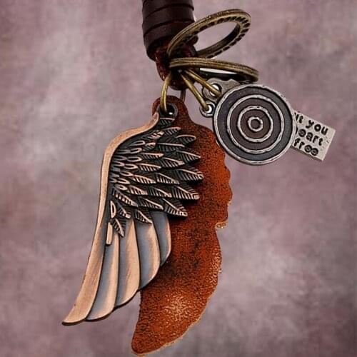 Vintage Angel Wings Keychain Bag Pendant Men Women Eagle Bird Wing Car Key Chain Ring Holder Jewelry Porte Clef