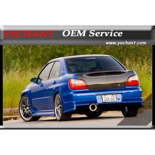 Car-Styling High Quality Carbon Fiber Boot Lid Fit For 2002-2007 Impreza WRX STI 7th-9th GDA GDB CSL Style Rear Trunk Tailgate