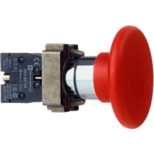 XB2BR42C XB2BR42 = ZB2BZ102C + ZB2BR4C XB2BR Mushroom head spring reset button