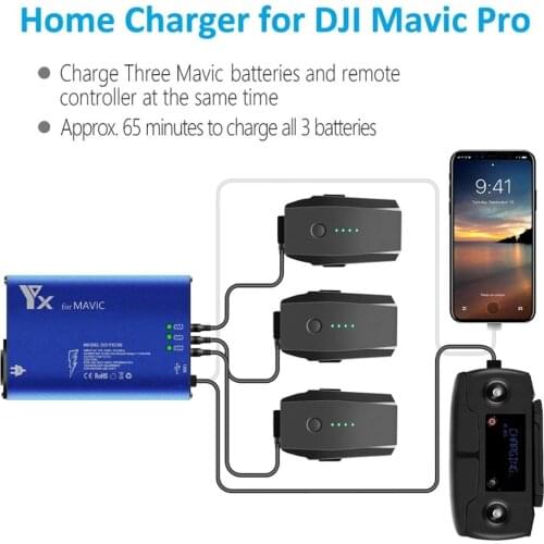 For Mavic Pro 5In1 Multi Smart Battery Charging Hub Intelligent Home Charger for DJI Mavic Pro&Platinum Drone Camera Accessories