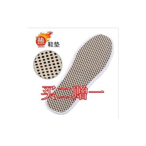 10pcs 2 self-heating tourmaline insole thermal heated massage male Women