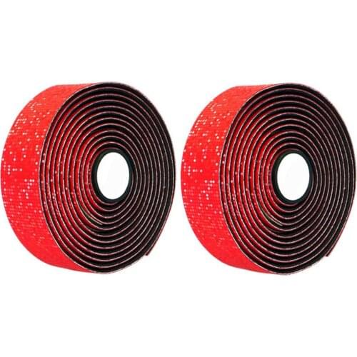 2Pcs Bicycle Handlebar Tape MTB Road Bike High Elasticity Shockproof EVA Non-slip Handlebar Tape Outdoor Cycling Bike Accessory
