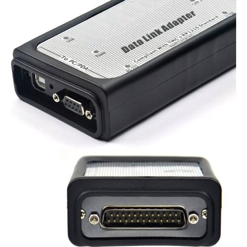 2018 INLINE 6 Data Link Adapter Heavy Duty Diagnostic Tool Scanner Full 8 cable Truck Diagnostic interface inline6 Free Ship