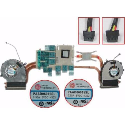 AAVID GE62 GP62 GL62 PE60 PAAD06015SL DC 5V 0.55A 3-Wire Heatsink Fan