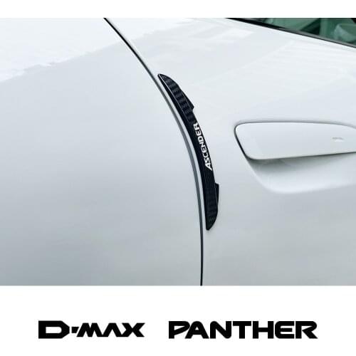 4Pcs Car Door Edge Scratch Protection Guards Trim Anti-collision Strip Sticker For Isuzu PANTHER ASCENDER D-MAX Auto Accessories