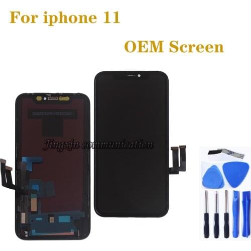 AAA new display For iphone 11 lcd display touch screen digitizer Assembly component for Iphone 11 OEM LCD repair parts