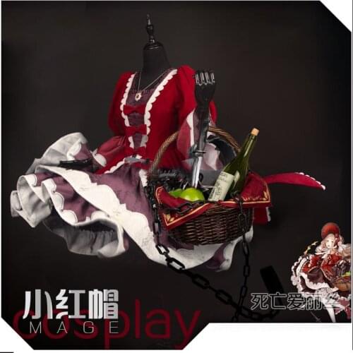 Anime SINoALICE Little Red Riding Hood Lolita Dress Cosplay Custume For Women Halloween Carnival Free Shipping