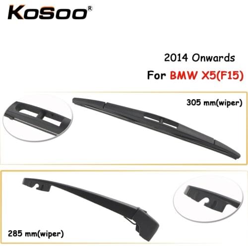KOSOO Auto Rear Car Wiper Blade For BMW X5(F15),305mm 2014 Onwards Rear Window Windshield Wiper Blades Arm,Car Accessories