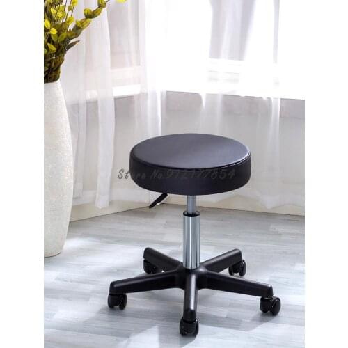 Bar Stool Rotating Lift Stool Simple Bar Stool Big Work Round Stool Laboratory Beauty Surgery Stool High Feet