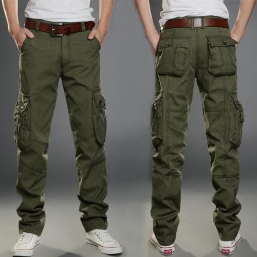 Side Zipper Pockets Cargo Harem Joggers Pants Men 2021 Tactical Casual Harajuku Streetwear Sweatpant Trousers Male Pants baggy