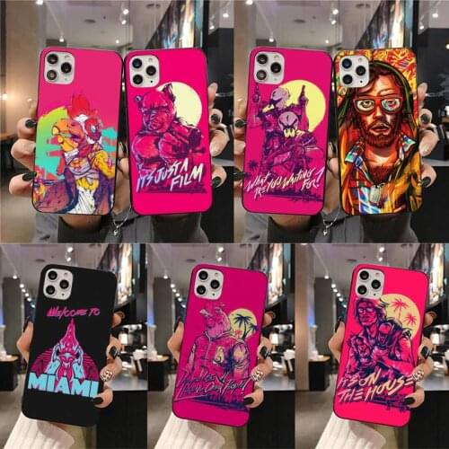 Game Hotline Miami Phone Case for iphone 12 pro max 11 pro XS MAX 8 7 6 6S Plus X 5S SE 2020 XR case