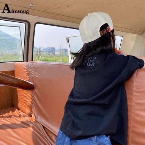 Aimsnug Kids Unisex Cotton T-shirt Boys Girls Short Sleeve Casual Tees Shirt 2021 Fashion Letter Print Tops Children Clothes