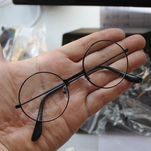 Baby Photography Props Metal Glasses Newborn Infant Flat Classic Glasses Shooting Props Accessories Multi Styles Party Gift