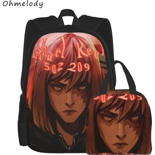My Hero Academia Children School Backpack Lunch Bags Teenage Anime Book Bags Insualted Cooler Bags Cartoon Casual Daypack
