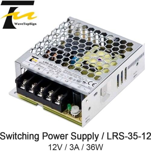 Meanwell LRS-35-12 Switching Power Supply Source 35 Output DC12V/3A Power Supply Transformer